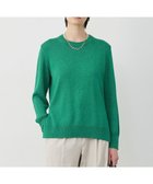 【アイシービー/iCB】のグロッシーペーパーブレンド クルーネックプルオーバー 人気、トレンドファッション・服の通販 founy(ファニー) ファッション Fashion レディースファッション Fashion for Women トップス・カットソー Cut & Sew Tops ニット Knit Tops & Sweaters カジュアルプルオーバー・ニットトップス Pullovers & Knit Tops / Casual Pullovers 春 Spring シンプル Simple, Minimal スリット Slit, Slit Detail セーター Sweater, Knitwear S/S・春夏 SS, Spring/Summer, Warm Season 夏 Summer エレガント 上品 Elegant 2026年 2026 thumbnail グリーン|ID: prp329100004884844 ipo3291000000036464324