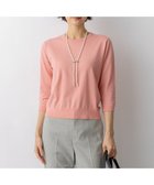 【23区/NIJYUSANKU】のプレミアムビオコットン クルーネック ニット 人気、トレンドファッション・服の通販 founy(ファニー) ファッション Fashion レディースファッション Fashion for Women トップス・カットソー Cut & Sew Tops ニット Knit Tops & Sweaters アンサンブル Ensemble Set イタリア Italy エレガント 上品 Elegant オーガニック Organic Cotton 春 Spring カーディガン Cardigan, Knitwear シンプル Simple, Minimal セーター Sweater, Knitwear ダウン Down, Puffer バランス Balance, Style Balance ボーダー Border, Stripe ポケット Pocket, Pocket Detail ロング Long, Long-Length S/S・春夏 SS, Spring/Summer, Warm Season 夏 Summer 2026年 2026 thumbnail ピンク系|ID: prp329100004884866 ipo3291000000036464483