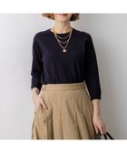 【23区/NIJYUSANKU】のプレミアムビオコットン クルーネック ニット 人気、トレンドファッション・服の通販 founy(ファニー) ファッション Fashion レディースファッション Fashion for Women トップス・カットソー Cut & Sew Tops ニット Knit Tops & Sweaters アンサンブル Ensemble Set イタリア Italy エレガント 上品 Elegant オーガニック Organic Cotton 春 Spring カーディガン Cardigan, Knitwear シンプル Simple, Minimal セーター Sweater, Knitwear ダウン Down, Puffer バランス Balance, Style Balance ボーダー Border, Stripe ポケット Pocket, Pocket Detail ロング Long, Long-Length S/S・春夏 SS, Spring/Summer, Warm Season 夏 Summer 2026年 2026 thumbnail ネイビー系|ID: prp329100004884866 ipo3291000000036464488