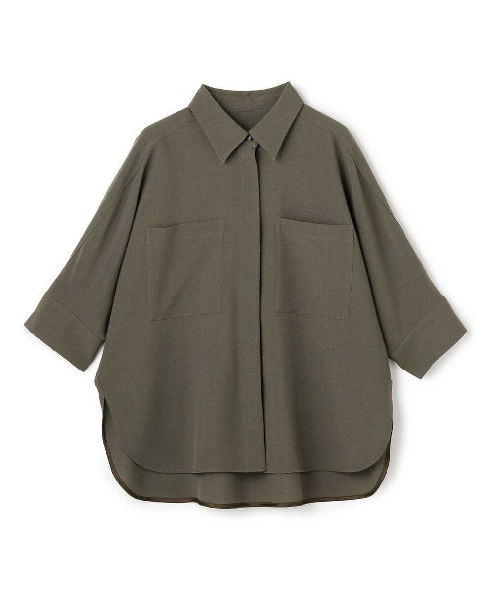 【アンクレイヴ/uncrave】のウォッシャブルドライサップ ドルマンシャツ インテリア・キッズ・メンズ・レディースファッション・服の通販 founy(ファニー) 　ファッション　Fashion　レディースファッション　Fashion for Women　トップス・カットソー　Cut & Sew Tops　シャツ・ブラウス・オフィスカジュアル　Elegant Blouses & Button-Ups　春　Spring　サスペンダー　Suspenders, Braces　ジャケット　Jacket, Outerwear　ワイド　Wide, Wide Fit　S/S・春夏　SS, Spring/Summer, Warm Season　夏　Summer　2025年　2025　2025-2026秋冬・A/W　Autumn/Winter 2025–26 AW25–26　スレート|ID: prp329100004884877 ipo3291000000036464565