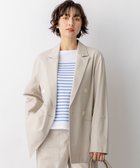 【23区/NIJYUSANKU】のスラブツイルストレッチ オーバーサイズ ダブルジャケット 人気、トレンドファッション・服の通販 founy(ファニー) ファッション Fashion レディースファッション Fashion for Women アウター Coat / Outerwear Collection レディースジャケット・軽アウター Jackets 春 Spring クール Cool, Chic シャンブレー Chambray, Denim-Like Fabric シンプル Simple, Minimal ジャケット Jacket, Outerwear ストレッチ Stretch, Stretchy Fabric セットアップ Set-Up, Coordinated Outfit ダウン Down, Puffer ダブル Double, Double-Breasted マニッシュ Mannish, Boyish リネン Linen, Linen Fabric S/S・春夏 SS, Spring/Summer, Warm Season 夏 Summer エレガント 上品 Elegant 2026年 2026 thumbnail ベージュ系|ID: prp329100004884882 ipo3291000000036464708