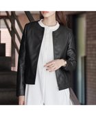 【ティアクラッセ/Tiaclasse】の【本革】ノーカラーシープレザージャケット 人気、トレンドファッション・服の通販 founy(ファニー) ファッション Fashion レディースファッション Fashion for Women アウター Coat / Outerwear Collection レディースジャケット・軽アウター Jackets ノーカラージャケット / シンプル上品コーデ Collarless Jackets アクセサリー Fashion Accessories 春 Spring 秋 Autumn コンパクト Compact, Small Size シューズ Shoes, Footwear シンプル Simple, Minimal ジャケット Jacket, Outerwear 長袖 Long Sleeve, Full Sleeve フェミニン Feminine, Girly ポケット Pocket, Pocket Detail ラウンド Round, Round Neck リアル Real, Realistic 冬 Winter / This Winter A/W・秋冬 Autumn/Winter 再入荷 Restock / Back in Stock エレガント 上品 Elegant 新作・新入荷 New Arrivals / New In thumbnail ブラック|ID: prp329100004884893 ipo3291000000036464788