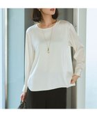 【23区/NIJYUSANKU】のカフスボタン サテンTEEブラウス 人気、トレンドファッション・服の通販 founy(ファニー) ファッション Fashion レディースファッション Fashion for Women トップス・カットソー Cut & Sew Tops シャツ・ブラウス・オフィスカジュアル Elegant Blouses & Button-Ups 春 Spring カフス Cuff Design サテン Satin, Glossy Fabric シルク Silk, 100% Silk シンプル Simple, Minimal ドレープ Drape, Draping Fabric ボトム Bottoms, Lower Wear S/S・春夏 SS, Spring/Summer, Warm Season 夏 Summer エレガント 上品 Elegant 2026年 2026 thumbnail アイボリー系|ID: prp329100004884896 ipo3291000000036464814