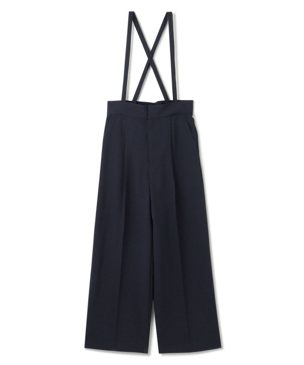 【アンクレイヴ/uncrave】のウォッシャブルドライサップ ワイドパンツ(サスペンダー付き) インテリア・キッズ・メンズ・レディースファッション・服の通販 founy(ファニー) 　ファッション　Fashion　レディースファッション　Fashion for Women　パンツ　Pants & Trousers　春　Spring　サスペンダー　Suspenders, Braces　ジャケット　Jacket, Outerwear　セットアップ　Set-Up, Coordinated Outfit　センター　Center, Center Line　ワイド　Wide, Wide Fit　S/S・春夏　SS, Spring/Summer, Warm Season　おすすめ　Recommended / Our Picks　夏　Summer　ネイビー|ID: prp329100004884898 ipo3291000000036464835