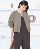 【アンフィーロ 自由区/UNFILO】のMy Everyday ブルゾン 人気、トレンドファッション・服の通販 founy(ファニー) ファッション Fashion レディースファッション Fashion for Women アウター Coat / Outerwear Collection レディースジャケット・軽アウター Jackets ブルゾンジャケット・スポーティアウター Blouson Jackets 春 Spring 洗える Machine Washable 軽量 Lightweight, Ultra Light シンプル Simple, Minimal ジャケット Jacket, Outerwear フォルム Silhouette, Form ブルゾン Blouson, Bomber Jacket 羽織 Haori, Light Jacket リラックス Relax, Relaxed Fit S/S・春夏 SS, Spring/Summer, Warm Season 夏 Summer 旅行 Travel thumbnail カーキ|ID: prp329100004884910 ipo3291000000036464927