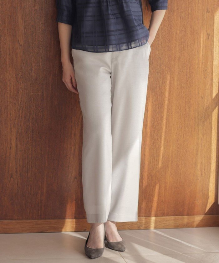 【ジェイ プレス/J.PRESS】の【定番人気・セットアップ対応】OXIJEWEL ストレッチ ストレート パンツ インテリア・キッズ・メンズ・レディースファッション・服の通販 founy(ファニー) https://founy.com/ ファッション Fashion レディースファッション Fashion for Women セットアップ Matching Sets レディースパンツ・ボトムス Pants & Trousers / Bottoms ウォッシャブル Machine Washable 春 Spring 吸水 Absorbent, Quick-Dry シンプル Simple, Minimal ストレッチ Stretch, Stretchy Fabric ストレート Straight, Straight Cut セットアップ Set-Up, Coordinated Outfit ドレープ Drape, Draping Fabric 定番 Standard, Basic Item 人気 Popular, Best Seller ベーシック Basic, Essential S/S・春夏 SS, Spring/Summer, Warm Season 夏 Summer ビジネス 仕事 通勤 Business / Work / Commuting |ID: prp329100004884934 ipo3291000000036465092