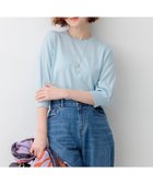 【23区/NIJYUSANKU】の【見上愛さん着用】キュプラコットン プルオーバー ニット 人気、トレンドファッション・服の通販 founy(ファニー) ファッション Fashion レディースファッション Fashion for Women トップス・カットソー Cut & Sew Tops ニット Knit Tops & Sweaters カジュアルプルオーバー・ニットトップス Pullovers & Knit Tops / Casual Pullovers 春 Spring カットソー Cut and Sewn Top キュプラ Cupro, Eco Fabric セーター Sweater, Knitwear デニム Denim, Jeans Material リラックス Relax, Relaxed Fit ワイド Wide, Wide Fit S/S・春夏 SS, Spring/Summer, Warm Season 夏 Summer エレガント 上品 Elegant 2026年 2026 thumbnail スカイブルー系|ID: prp329100004887753 ipo3291000000036497828