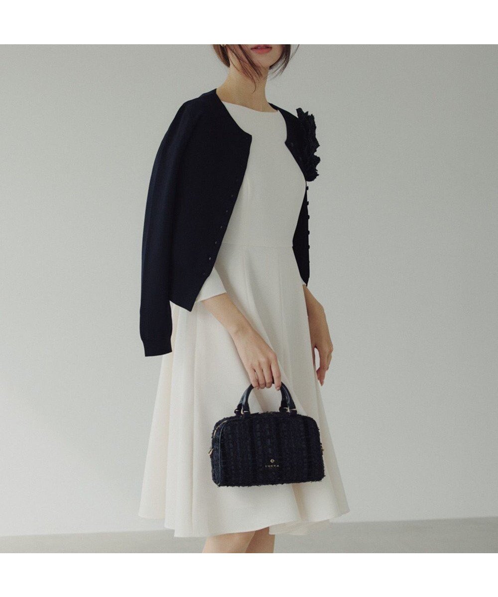 【トッカ/TOCCA】の【宮本茉由さん着用・00サイズあり】SWEET TEA TIME ドレス 人気、トレンドファッション・服の通販 founy(ファニー) 　ファッションモデル・俳優・女優　Models　女性　Women　宮本茉由　MIyamoto Mayu　ファッション　Fashion　レディースファッション　Fashion for Women　ワンピース　Dresses　フォーマル・パーティードレス・結婚式用ドレス　Elegant & Casual Dresses　エレガント 上品　Elegant　秋　Autumn　クラシック　Classic, Timeless Style　シンプル　Simple, Minimal　ジャケット　Jacket, Outerwear　ドレス　Dress, One-Piece　フィット　Fit, Slim Fit　フレア　Flare, Flared　冬　Winter / This Winter　A/W・秋冬　Autumn/Winter　S/S・春夏　SS, Spring/Summer, Warm Season　夏　Summer　 other-1|ID: prp329100004887760 ipo3291000000036497958