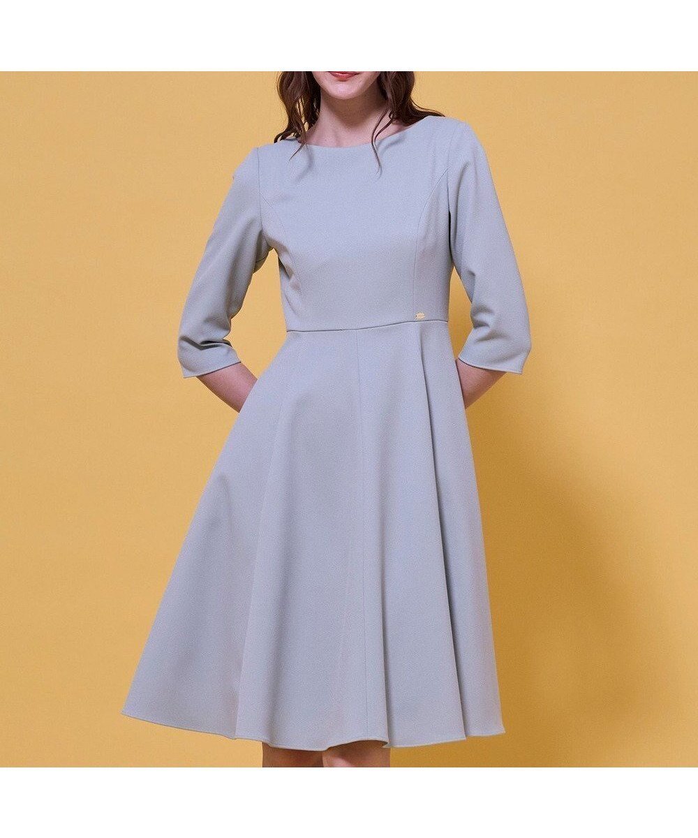 【トッカ/TOCCA】の【宮本茉由さん着用・00サイズあり】SWEET TEA TIME ドレス インテリア・キッズ・メンズ・レディースファッション・服の通販 founy(ファニー) 　ファッションモデル・俳優・女優　Models　女性　Women　宮本茉由　MIyamoto Mayu　ファッション　Fashion　レディースファッション　Fashion for Women　ワンピース　Dresses　フォーマル・パーティードレス・結婚式用ドレス　Elegant & Casual Dresses　エレガント 上品　Elegant　秋　Autumn　クラシック　Classic, Timeless Style　シンプル　Simple, Minimal　ジャケット　Jacket, Outerwear　ドレス　Dress, One-Piece　フィット　Fit, Slim Fit　フレア　Flare, Flared　冬　Winter / This Winter　A/W・秋冬　Autumn/Winter　S/S・春夏　SS, Spring/Summer, Warm Season　夏　Summer　[新色]ライトグリーン系|ID: prp329100004887760 ipo3291000000036497964