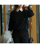 【23区/NIJYUSANKU】の【WEB 一部店舗限定】ビジューデザイン 2WAY ニット 人気、トレンドファッション・服の通販 founy(ファニー) ファッション Fashion レディースファッション Fashion for Women トップス・カットソー Cut & Sew Tops ニット Knit Tops & Sweaters 春 Spring シルク Silk, 100% Silk シンプル Simple, Minimal ストレッチ Stretch, Stretchy Fabric セーター Sweater, Knitwear ダウン Down, Puffer デニム Denim, Jeans Material ドッキング Docking, Mixed Material ビジュー Bijou, Jewel-like Accent S/S・春夏 SS, Spring/Summer, Warm Season 夏 Summer エレガント 上品 Elegant 2026年 2026 thumbnail ブラック系|ID: prp329100004887766 ipo3291000000036498028