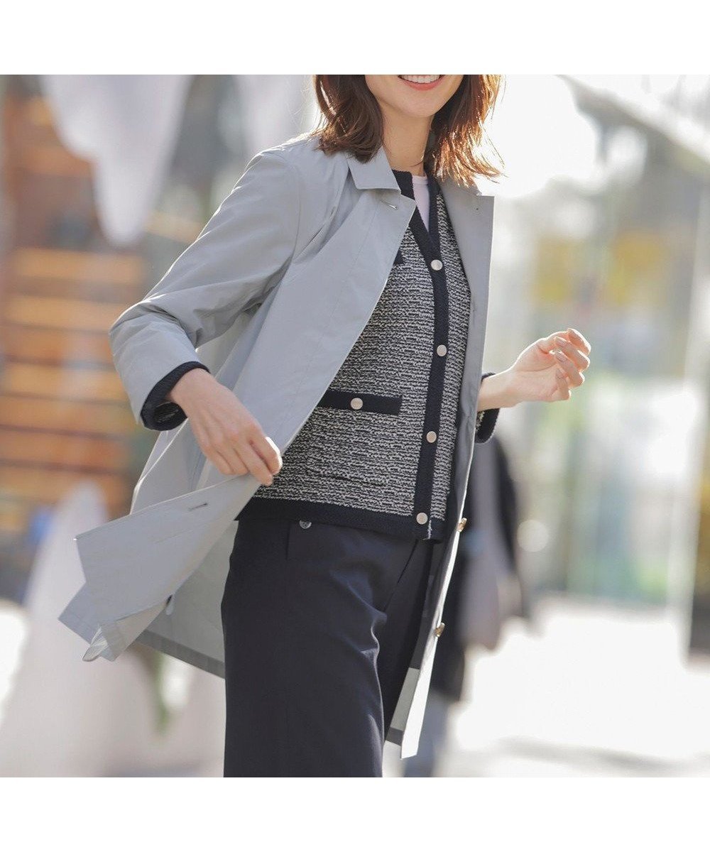 【ジェイ プレス/J.PRESS】の【洗える・撥水】ポリアーティローザ シングル トレンチコート インテリア・キッズ・メンズ・レディースファッション・服の通販 founy(ファニー) 　ファッション　Fashion　レディースファッション　Fashion for Women　アウター　Coat / Outerwear Collection　コート・ロングコート・ピーコート　Long Coats, Peacoats & More　レディースジャケット・軽アウター　Jackets　トレンチコート / 春秋の定番アウター　Trench Coats　ギンガム　Gingham, Gingham Fabric　コンパクト　Compact, Small Size　ジャケット　Jacket, Outerwear　チェック　Check, Plaid, Tartan　夏　Summer　春　Spring　S/S・春夏　SS, Spring/Summer, Warm Season　洗える　Machine Washable　無地　Plain, Solid Color　フェードブルー系|ID: prp329100004887770 ipo3291000000036498061