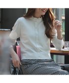 【エニィ スィス/any SiS】の【好印象ブライトニット】ラメライン カーディガン オフ|ID: prp329100004887783 ipo3291000000036498261