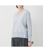 【アイシービー/iCB】のクリアレーヨンストレッチ Vネックニット 人気、トレンドファッション・服の通販 founy(ファニー) ファッション Fashion レディースファッション Fashion for Women トップス・カットソー Cut & Sew Tops ニット Knit Tops & Sweaters Vネックトップス V-Neck Tops / V-Cut Neckline Shirts 春 Spring ストレッチ Stretch, Stretchy Fabric スリット Slit, Slit Detail セーター Sweater, Knitwear フレア Flare, Flared メタル Metal, Metal Parts ワイド Wide, Wide Fit S/S・春夏 SS, Spring/Summer, Warm Season 夏 Summer 2026年 2026 thumbnail スモーキーサックス|ID: prp329100004887789 ipo3291000000036498353