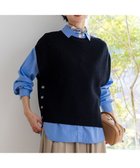 【23区/NIJYUSANKU】のコットンギマ ニットベスト 人気、トレンドファッション・服の通販 founy(ファニー) ファッション Fashion レディースファッション Fashion for Women アウター Coat / Outerwear Collection トップス・カットソー Cut & Sew Tops ニット Knit Tops & Sweaters ベスト&ジレ / 重ね着スタイル Vests & Gilets イエロー Yellow インナー Innerwear 春 Spring 畦 Ribbed Knit カットソー Cut and Sewn Top スキッパー Skipper, Open Collar スリット Slit, Slit Detail 定番 Standard, Basic Item ベスト Vest, Waistcoat S/S・春夏 SS, Spring/Summer, Warm Season 夏 Summer エレガント 上品 Elegant 2026年 2026 thumbnail ネイビー系|ID: prp329100004887791 ipo3291000000036498368