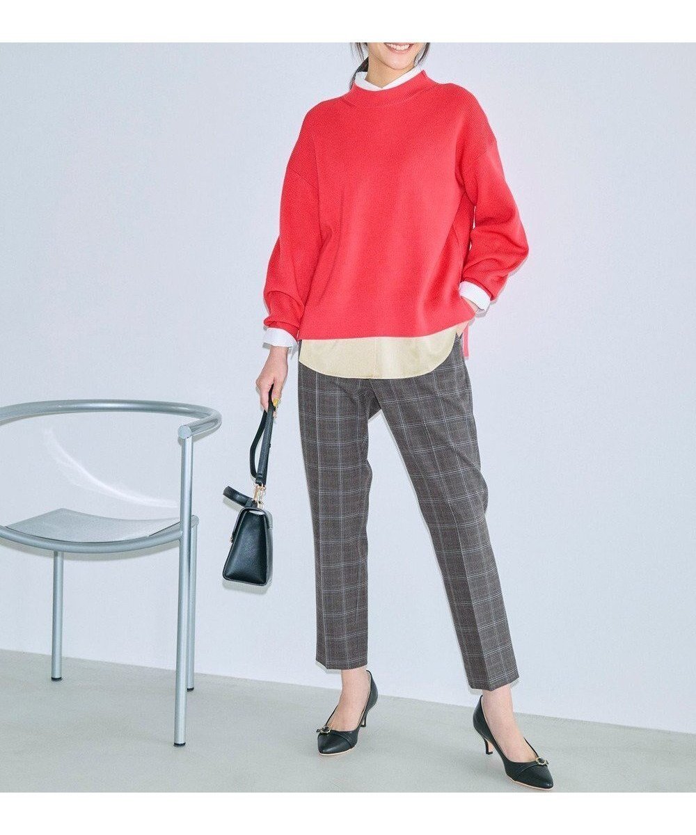 【エニィ スィス/any SiS】のビューティサーモ2WAYストレッチ テーパードパンツ インテリア・キッズ・メンズ・レディースファッション・服の通販 founy(ファニー) 　ファッション　Fashion　レディースファッション　Fashion for Women　パンツ　Pants & Trousers　ジャケット　Jacket, Outerwear　ストレッチ　Stretch, Stretchy Fabric　セットアップ　Set-Up, Coordinated Outfit　チェック　Check, Plaid, Tartan　パターン　Pattern, Design Print　フレア　Flare, Flared　ポケット　Pocket, Pocket Detail　ワイド　Wide, Wide Fit　A/W・秋冬　Autumn/Winter　おすすめ　Recommended / Our Picks　エレガント 上品　Elegant　新作・新入荷　New Arrivals / New In　ビジネス 仕事 通勤　Business / Work / Commuting　グレーチェック|ID: prp329100004887794 ipo3291000000036498412