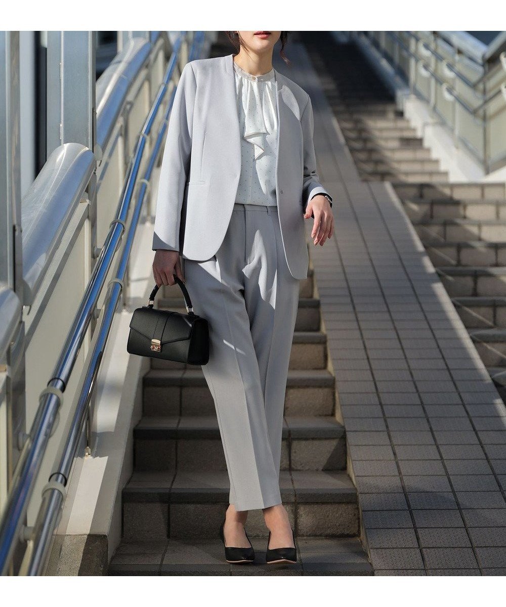 【エニィ スィス/any SiS】のスマートビューティストレッチ テーパードパンツ 人気、トレンドファッション・服の通販 founy(ファニー) 　ファッション　Fashion　レディースファッション　Fashion for Women　パンツ　Pants & Trousers　吸水　Absorbent, Quick-Dry　ストレッチ　Stretch, Stretchy Fabric　スマート　Smart, Elegant　セットアップ　Set-Up, Coordinated Outfit　センター　Center, Center Line　トレンド　Trend, Trending Now　バランス　Balance, Style Balance　パターン　Pattern, Design Print　フィット　Fit, Slim Fit　ポケット　Pocket, Pocket Detail　ロング　Long, Long-Length　ワイド　Wide, Wide Fit　A/W・秋冬　Autumn/Winter　S/S・春夏　SS, Spring/Summer, Warm Season　おすすめ　Recommended / Our Picks　夏　Summer　新作・新入荷　New Arrivals / New In　 other-1|ID: prp329100004888897 ipo3291000000036515381