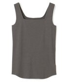 【アンフィーロ 自由区/UNFILO】の【新色登場】スクエアテレコタンクトップ 人気、トレンドファッション・服の通販 founy(ファニー) ファッション Fashion レディースファッション Fashion for Women トップス・カットソー Cut & Sew Tops シャツ・ブラウス・オフィスカジュアル Elegant Blouses & Button-Ups ロングTシャツ・Tシャツ Longline T-Shirts & Tees カットソー・ベーシックTシャツ Cut-and-Sewn Tops / Stretch Tees & Basics インナー Innerwear ウォッシャブル Machine Washable 春 Spring 洗える Machine Washable カットソー Cut and Sewn Top カーディガン Cardigan, Knitwear キャミソール Camisole, Spaghetti Strap Top 抗菌 Antibacterial, Bacteria-Resistant スクエア Square, Square Shape ストレッチ Stretch, Stretchy Fabric タンク Tank Top, Sleeveless Top デコルテ Décolleté, Neckline フィット Fit, Slim Fit S/S・春夏 SS, Spring/Summer, Warm Season 夏 Summer thumbnail チャコール|ID: prp329100004888898 ipo3291000000036515399