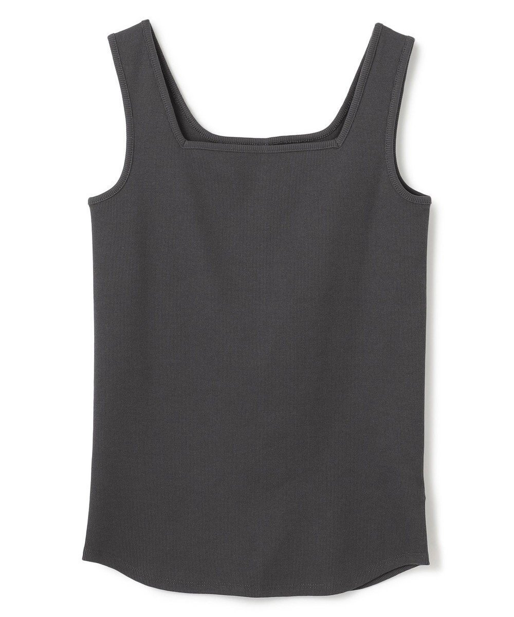 【アンフィーロ 自由区/UNFILO】の【新色登場】スクエアテレコタンクトップ インテリア・キッズ・メンズ・レディースファッション・服の通販 founy(ファニー) 　ファッション　Fashion　レディースファッション　Fashion for Women　トップス・カットソー　Cut & Sew Tops　シャツ・ブラウス・オフィスカジュアル　Elegant Blouses & Button-Ups　ロングTシャツ・Tシャツ　Longline T-Shirts & Tees　カットソー・ベーシックTシャツ　Cut-and-Sewn Tops / Stretch Tees & Basics　インナー　Innerwear　ウォッシャブル　Machine Washable　春　Spring　洗える　Machine Washable　カットソー　Cut and Sewn Top　カーディガン　Cardigan, Knitwear　キャミソール　Camisole, Spaghetti Strap Top　抗菌　Antibacterial, Bacteria-Resistant　スクエア　Square, Square Shape　ストレッチ　Stretch, Stretchy Fabric　タンク　Tank Top, Sleeveless Top　デコルテ　Décolleté, Neckline　フィット　Fit, Slim Fit　S/S・春夏　SS, Spring/Summer, Warm Season　夏　Summer　[NEW]グレー|ID: prp329100004888898 ipo3291000000036515408