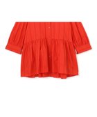 【アンフィーロ 自由区/UNFILO】のペプラム ギャザーブラウス 人気、トレンドファッション・服の通販 founy(ファニー) ファッション Fashion レディースファッション Fashion for Women トップス・カットソー Cut & Sew Tops シャツ・ブラウス・オフィスカジュアル Elegant Blouses & Button-Ups ウォッシャブル Machine Washable 春 Spring ギャザー Gathered, Ruffled シアー Sheer, See-Through ストライプ Stripe, Striped Pattern ペプラム Peplum, Flared Hem 無地 Plain, Solid Color S/S・春夏 SS, Spring/Summer, Warm Season 再入荷 Restock / Back in Stock 夏 Summer エレガント 上品 Elegant 新作・新入荷 New Arrivals / New In thumbnail レッド|ID: prp329100004888921 ipo3291000000036515786