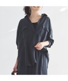 【23区/NIJYUSANKU】の【SLOW/一部店舗限定】ガーメントツイル 2WAY シャツ 人気、トレンドファッション・服の通販 founy(ファニー) ファッション Fashion レディースファッション Fashion for Women トップス・カットソー Cut & Sew Tops シャツ・ブラウス・オフィスカジュアル Elegant Blouses & Button-Ups ヴィンテージ Vintage Style 春 Spring カシュクール Wrap Design セットアップ Set-Up, Coordinated Outfit ツイル Twist, Twisted Detail ドレープ Drape, Draping Fabric バランス Balance, Style Balance フレア Flare, Flared ワイド Wide, Wide Fit S/S・春夏 SS, Spring/Summer, Warm Season おすすめ Recommended / Our Picks 夏 Summer 2026年 2026 thumbnail ネイビー系|ID: prp329100004888922 ipo3291000000036515811