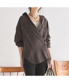 【23区/NIJYUSANKU】の【SLOW/一部店舗限定】ガーメントツイル 2WAY シャツ 人気、トレンドファッション・服の通販 founy(ファニー) ファッション Fashion レディースファッション Fashion for Women トップス・カットソー Cut & Sew Tops シャツ・ブラウス・オフィスカジュアル Elegant Blouses & Button-Ups ヴィンテージ Vintage Style 春 Spring カシュクール Wrap Design セットアップ Set-Up, Coordinated Outfit ツイル Twist, Twisted Detail ドレープ Drape, Draping Fabric バランス Balance, Style Balance フレア Flare, Flared ワイド Wide, Wide Fit S/S・春夏 SS, Spring/Summer, Warm Season おすすめ Recommended / Our Picks 夏 Summer 2026年 2026 thumbnail ダークブラウン系|ID: prp329100004888922 ipo3291000000036515813