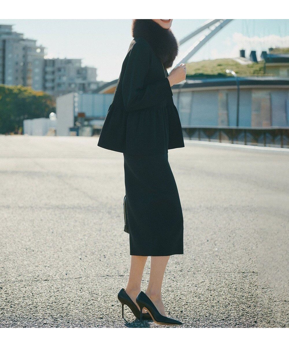 【アンフィーロ 自由区/UNFILO】の【セレモニー】BEAUTY FORM KNIT ペプラムセットアップ 人気、トレンドファッション・服の通販 founy(ファニー) 　ファッション　Fashion　レディースファッション　Fashion for Women　ワンピース　Dresses　ウォッシャブル　Machine Washable　ギャザー　Gathered, Ruffled　軽量　Lightweight, Ultra Light　ストレッチ　Stretch, Stretchy Fabric　セットアップ　Set-Up, Coordinated Outfit　パール　Pearl, Pearl Accent　フォルム　Silhouette, Form　ペプラム　Peplum, Flared Hem　楽ちん　Easy Fit, Comfortable　A/W・秋冬　Autumn/Winter　セレモニー　Ceremony　 other-1|ID: prp329100004889274 ipo3291000000036531484