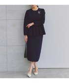 【アンフィーロ 自由区/UNFILO】の【セレモニー】BEAUTY FORM KNIT ペプラムセットアップ 人気、トレンドファッション・服の通販 founy(ファニー) ファッション Fashion レディースファッション Fashion for Women ワンピース Dresses ウォッシャブル Machine Washable ギャザー Gathered, Ruffled 軽量 Lightweight, Ultra Light ストレッチ Stretch, Stretchy Fabric セットアップ Set-Up, Coordinated Outfit パール Pearl, Pearl Accent フォルム Silhouette, Form ペプラム Peplum, Flared Hem 楽ちん Easy Fit, Comfortable A/W・秋冬 Autumn/Winter セレモニー Ceremony thumbnail ネイビー|ID: prp329100004889274 ipo3291000000036531489