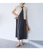 【アンフィーロ 自由区/UNFILO】の【STORY×UNFILOコラボ】MA-1ジレ付き ワンピース エクリュ×グレージュ|ID: prp329100004889284 ipo3291000000036531622