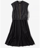 【アンフィーロ 自由区/UNFILO】の【STORY×UNFILOコラボ】MA-1ジレ付き ワンピース ブラック×ブラック|ID: prp329100004889284 ipo3291000000036531623