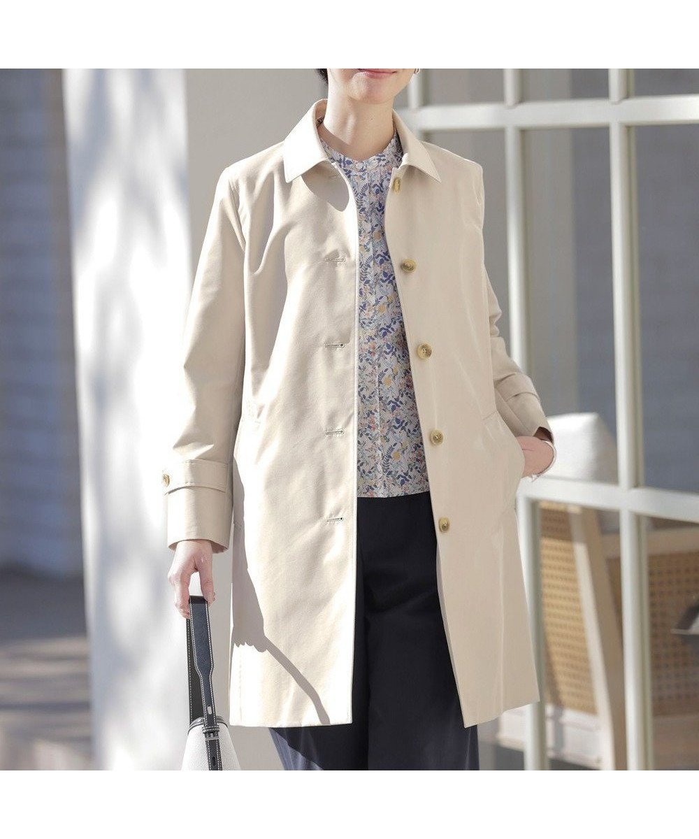 【ジェイ プレス/J.PRESS】の【撥水・WEB限定カラーあり】コットンポリエステル ツイル ロング コート インテリア・キッズ・メンズ・レディースファッション・服の通販 founy(ファニー) ファッション Fashion レディースファッション Fashion for Women アウター Coat / Outerwear Collection コート・ロングコート・ピーコート Long Coats, Peacoats & More レディースジャケット・軽アウター Jackets コンパクト Compact, Small Size ジャケット Jacket, Outerwear チェック Check, Plaid, Tartan ツイル Twist, Twisted Detail ベーシック Basic, Essential ロング Long, Long-Length 夏 Summer 春 Spring S/S・春夏 SS, Spring/Summer, Warm Season グレージュ系|ID: prp329100004889285 ipo3291000000036531640