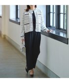 【エニィ スィス/any SiS】の【セットアップ対応】セレモニーダブルクロス ワイドパンツ ブラック|ID: prp329100004889290 ipo3291000000036531724