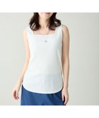 【エニー/ANY】の2WAYネックタンクトップ 人気、トレンドファッション・服の通販 founy(ファニー) ファッション Fashion レディースファッション Fashion for Women トップス・カットソー Cut & Sew Tops インナー Innerwear 春 Spring 抗菌 Antibacterial, Bacteria-Resistant サロペット Overalls, Salopette ジャケット Jacket, Outerwear スクエア Square, Square Shape タンク Tank Top, Sleeveless Top テレコ Ribbed, Rib Stitch S/S・春夏 SS, Spring/Summer, Warm Season 夏 Summer thumbnail ホワイト|ID: prp329100004889378 ipo3291000000036532787