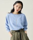 【エニー/ANY】のスプリングカラーニットドルマンプルオーバー 人気、トレンドファッション・服の通販 founy(ファニー) ファッション Fashion レディースファッション Fashion for Women トップス・カットソー Cut & Sew Tops ニット Knit Tops & Sweaters カジュアルプルオーバー・ニットトップス Pullovers & Knit Tops / Casual Pullovers インナー Innerwear 春 Spring セーター Sweater, Knitwear デニム Denim, Jeans Material ボーダー Border, Stripe リラックス Relax, Relaxed Fit レース Lace, Lace Fabric S/S・春夏 SS, Spring/Summer, Warm Season おすすめ Recommended / Our Picks 夏 Summer エレガント 上品 Elegant thumbnail ブルー|ID: prp329100004889388 ipo3291000000036532953