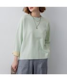 【23区/NIJYUSANKU】のバイカラーダブルフェイス ニット 人気、トレンドファッション・服の通販 founy(ファニー) ファッション Fashion レディースファッション Fashion for Women トップス・カットソー Cut & Sew Tops ニット Knit Tops & Sweaters イエロー Yellow インド Indian Textile 春 Spring カーディガン Cardigan, Knitwear 軽量 Lightweight, Ultra Light シルク Silk, 100% Silk スリット Slit, Slit Detail セーター Sweater, Knitwear バランス Balance, Style Balance ヘムライン Hemline, Bottom Cut S/S・春夏 SS, Spring/Summer, Warm Season 夏 Summer エレガント 上品 Elegant 2026年 2026 thumbnail アイスグリーン×クリーム|ID: prp329100004889438 ipo3291000000036533561