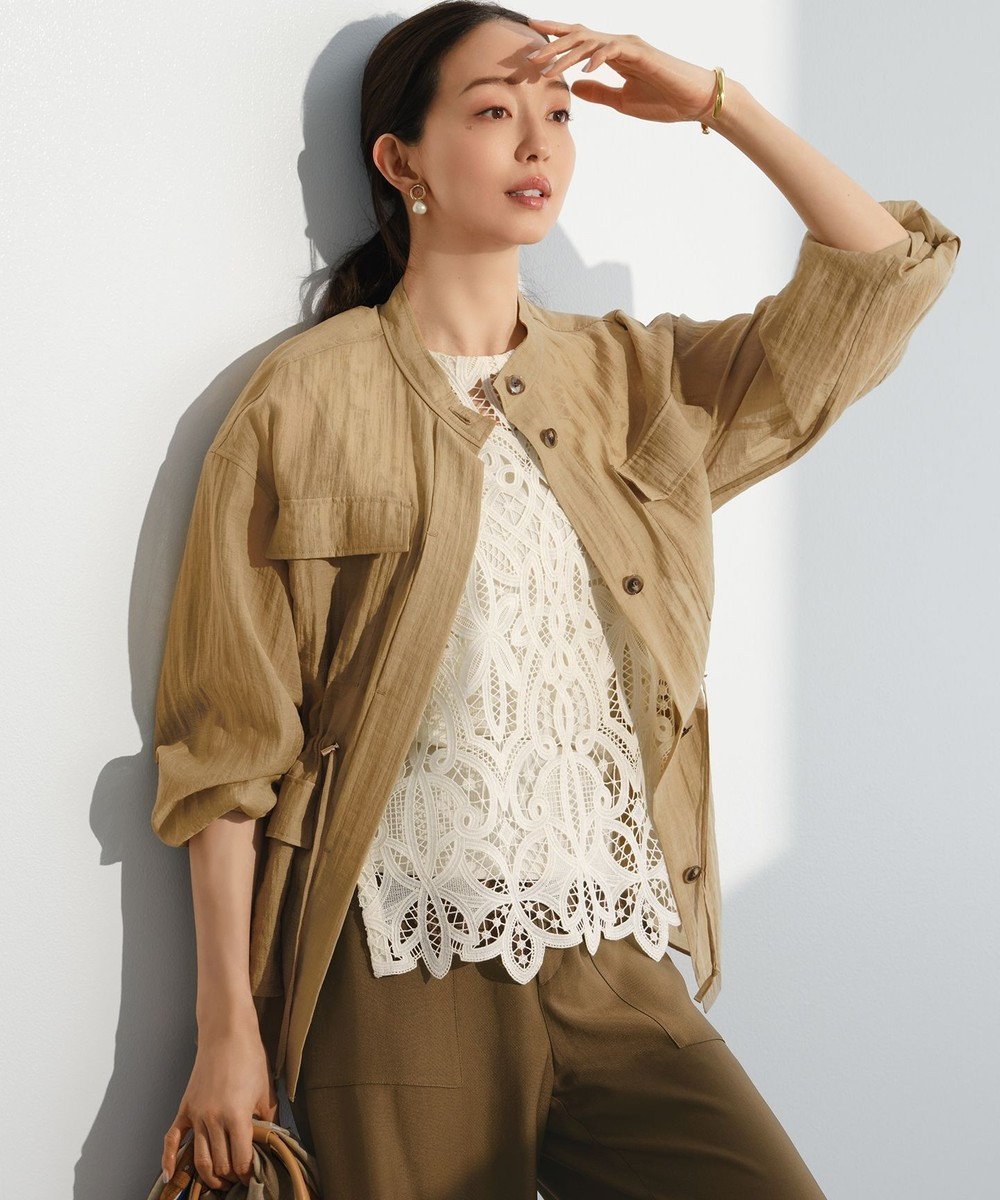 【23区/NIJYUSANKU】のエンブロイダリーレース ニットベスト 人気、トレンドファッション・服の通販 founy(ファニー) 　ファッション　Fashion　レディースファッション　Fashion for Women　アウター　Coat / Outerwear Collection　トップス・カットソー　Cut & Sew Tops　ニット　Knit Tops & Sweaters　ベスト&ジレ / 重ね着スタイル　Vests & Gilets　春　Spring　カットソー　Cut and Sewn Top　ケミカル　Chemical, Chemical Wash　シンプル　Simple, Minimal　スカラップ　Scallop, Scalloped Edge　スリット　Slit, Slit Detail　トレンド　Trend, Trending Now　ベスト　Vest, Waistcoat　レース　Lace, Lace Fabric　S/S・春夏　SS, Spring/Summer, Warm Season　夏　Summer　エレガント 上品　Elegant　2026年　2026　 other-1|ID: prp329100004889449 ipo3291000000036533646