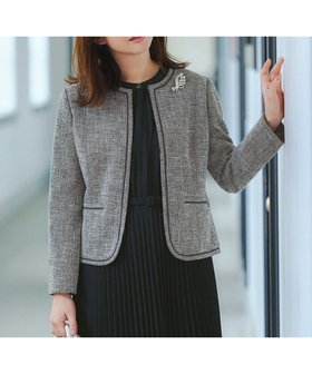 【エニィ スィス/any SiS】のライトストレッチ ツイード ジャケット 人気、トレンドファッション・服の通販 founy(ファニー) ファッション Fashion レディースファッション Fashion for Women アウター Coat / Outerwear Collection レディースジャケット・軽アウター Jackets ノーカラージャケット / シンプル上品コーデ Collarless Jackets ウォッシャブル Machine Washable 春 Spring コンパクト Compact, Small Size ジャケット Jacket, Outerwear ストレッチ Stretch, Stretchy Fabric スリット Slit, Slit Detail ツイード Twill, Twill Weave 定番 Standard, Basic Item バランス Balance, Style Balance ポケット Pocket, Pocket Detail ミックス Mix, Mixed Style S/S・春夏 SS, Spring/Summer, Warm Season おすすめ Recommended / Our Picks 夏 Summer 新作・新入荷 New Arrivals / New In |ID:prp329100004889473