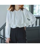 【エニィ スィス/any SiS】のノーブルジョーゼット ブラウス 人気、トレンドファッション・服の通販 founy(ファニー) ファッション Fashion レディースファッション Fashion for Women トップス・カットソー Cut & Sew Tops シャツ・ブラウス・オフィスカジュアル Elegant Blouses & Button-Ups おすすめ Recommended / Our Picks ウォッシャブル Machine Washable カフス Cuff Design ジャケット Jacket, Outerwear セレモニー Ceremony エレガント 上品 Elegant 夏 Summer 新作・新入荷 New Arrivals / New In 春 Spring S/S・春夏 SS, Spring/Summer, Warm Season thumbnail アイボリー|ID: prp329100004889516 ipo3291000000036534306