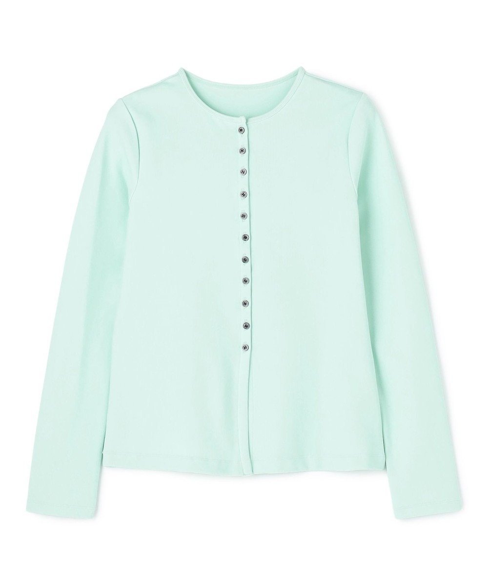 【アンフィーロ 自由区/UNFILO】のドライタッチリブ カーディガン インテリア・キッズ・メンズ・レディースファッション・服の通販 founy(ファニー) 　ファッション　Fashion　レディースファッション　Fashion for Women　トップス・カットソー　Cut & Sew Tops　カーディガン・羽織り　Layered Style Cardigans　春　Spring　カーディガン　Cardigan, Knitwear　抗菌　Antibacterial, Bacteria-Resistant　スリット　Slit, Slit Detail　フィット　Fit, Slim Fit　ボトム　Bottoms, Lower Wear　ワイド　Wide, Wide Fit　S/S・春夏　SS, Spring/Summer, Warm Season　おすすめ　Recommended / Our Picks　夏　Summer　サックス|ID: prp329100004889518 ipo3291000000036534330