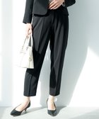 【エニィ スィス/any SiS】の【セットアップ対応】セレモニーダブルクロス テーパードパンツ 人気、トレンドファッション・服の通販 founy(ファニー) ファッション Fashion レディースファッション Fashion for Women セットアップ Matching Sets レディースパンツ・ボトムス Pants & Trousers / Bottoms オケージョン Occasion Wear 春 Spring ストレッチ Stretch, Stretchy Fabric セットアップ Set-Up, Coordinated Outfit センター Center, Center Line ダブル Double, Double-Breasted 定番 Standard, Basic Item 人気 Popular, Best Seller ポケット Pocket, Pocket Detail S/S・春夏 SS, Spring/Summer, Warm Season おすすめ Recommended / Our Picks 夏 Summer エレガント 上品 Elegant ビジネス 仕事 通勤 Business / Work / Commuting thumbnail ブラック|ID: prp329100004889531 ipo3291000000036534440
