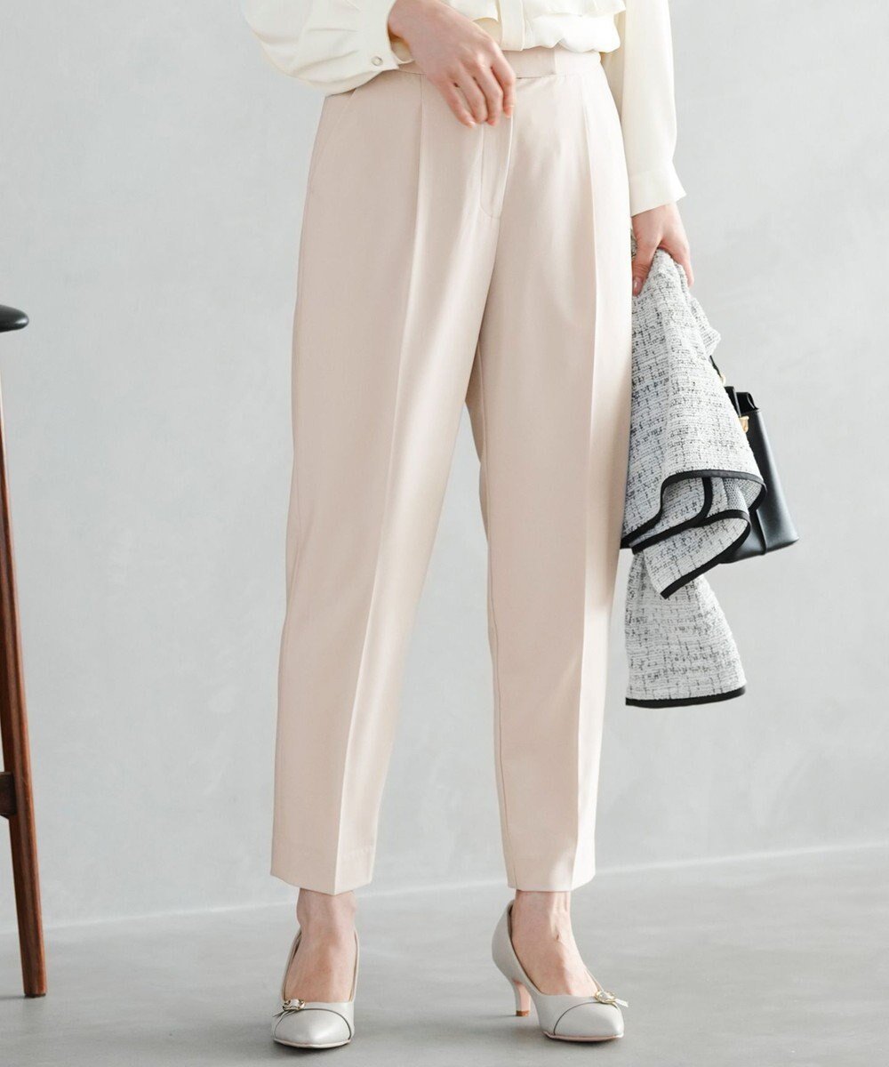 【エニィ スィス/any SiS】の【セットアップ対応】セレモニーダブルクロス テーパードパンツ インテリア・キッズ・メンズ・レディースファッション・服の通販 founy(ファニー) 　ファッション　Fashion　レディースファッション　Fashion for Women　セットアップ　Matching Sets　レディースパンツ・ボトムス　Pants & Trousers / Bottoms　オケージョン　Occasion Wear　春　Spring　ストレッチ　Stretch, Stretchy Fabric　セットアップ　Set-Up, Coordinated Outfit　センター　Center, Center Line　ダブル　Double, Double-Breasted　定番　Standard, Basic Item　人気　Popular, Best Seller　ポケット　Pocket, Pocket Detail　S/S・春夏　SS, Spring/Summer, Warm Season　おすすめ　Recommended / Our Picks　夏　Summer　エレガント 上品　Elegant　ビジネス 仕事 通勤　Business / Work / Commuting　ライトベージュ|ID: prp329100004889531 ipo3291000000036534441