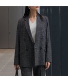 【アイシービー/iCB】のミックスブッチャー ダブルブレストジャケット 人気、トレンドファッション・服の通販 founy(ファニー) ファッション Fashion レディースファッション Fashion for Women アウター Coat / Outerwear Collection レディースジャケット・軽アウター Jackets テーラードジャケット / 通勤・きれいめスタイル Tailored Jackets & Blazers 春 Spring ジャケット Jacket, Outerwear ストレッチ Stretch, Stretchy Fabric セットアップ Set-Up, Coordinated Outfit ダブル Double, Double-Breasted 定番 Standard, Basic Item 人気 Popular, Best Seller ミックス Mix, Mixed Style ワイド Wide, Wide Fit S/S・春夏 SS, Spring/Summer, Warm Season 夏 Summer 2026年 2026 thumbnail ブラック×オフホワイト|ID: prp329100004889535 ipo3291000000036534490