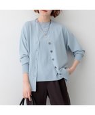 【23区/NIJYUSANKU】のレーヨンポリエステルストレッチ Vネック カーディガン 人気、トレンドファッション・服の通販 founy(ファニー) ファッション Fashion レディースファッション Fashion for Women トップス・カットソー Cut & Sew Tops カーディガン・羽織り Layered Style Cardigans Vネックトップス V-Neck Tops / V-Cut Neckline Shirts 春 Spring カーディガン Cardigan, Knitwear スリット Slit, Slit Detail スリーブ Sleeve, Long Sleeve / Short Sleeve セットアップ Set-Up, Coordinated Outfit 定番 Standard, Basic Item 人気 Popular, Best Seller フォルム Silhouette, Form フレンチ French, French Style S/S・春夏 SS, Spring/Summer, Warm Season 夏 Summer エレガント 上品 Elegant 2026年 2026 thumbnail スカイブルー系|ID: prp329100004889539 ipo3291000000036534530