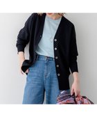 【23区/NIJYUSANKU】のレーヨンポリエステルストレッチ Vネック カーディガン 人気、トレンドファッション・服の通販 founy(ファニー) ファッション Fashion レディースファッション Fashion for Women トップス・カットソー Cut & Sew Tops カーディガン・羽織り Layered Style Cardigans Vネックトップス V-Neck Tops / V-Cut Neckline Shirts 春 Spring カーディガン Cardigan, Knitwear スリット Slit, Slit Detail スリーブ Sleeve, Long Sleeve / Short Sleeve セットアップ Set-Up, Coordinated Outfit 定番 Standard, Basic Item 人気 Popular, Best Seller フォルム Silhouette, Form フレンチ French, French Style S/S・春夏 SS, Spring/Summer, Warm Season 夏 Summer エレガント 上品 Elegant 2026年 2026 thumbnail ネイビー系|ID: prp329100004889539 ipo3291000000036534532