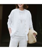 【23区/NIJYUSANKU】のレーヨンポリエステルストレッチ Vネック カーディガン 人気、トレンドファッション・服の通販 founy(ファニー) ファッション Fashion レディースファッション Fashion for Women トップス・カットソー Cut & Sew Tops カーディガン・羽織り Layered Style Cardigans Vネックトップス V-Neck Tops / V-Cut Neckline Shirts 春 Spring カーディガン Cardigan, Knitwear スリット Slit, Slit Detail スリーブ Sleeve, Long Sleeve / Short Sleeve セットアップ Set-Up, Coordinated Outfit 定番 Standard, Basic Item 人気 Popular, Best Seller フォルム Silhouette, Form フレンチ French, French Style S/S・春夏 SS, Spring/Summer, Warm Season 夏 Summer エレガント 上品 Elegant 2026年 2026 thumbnail ホワイト系|ID: prp329100004889539 ipo3291000000036569905