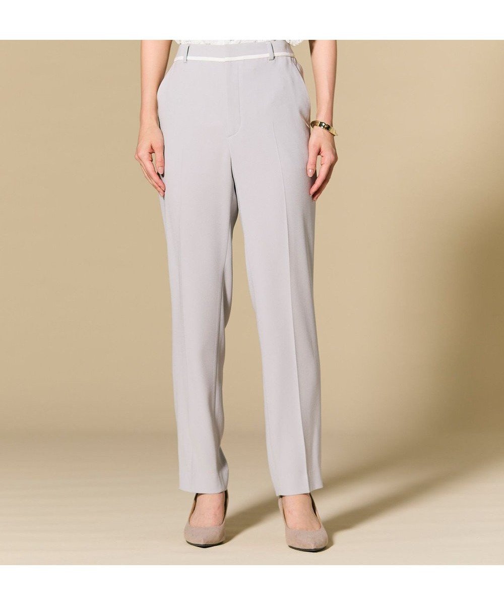 【ベイジ,/BEIGE,】の【セットアップ対応】CINDY / クロップドパンツ インテリア・キッズ・メンズ・レディースファッション・服の通販 founy(ファニー) 　ファッション　Fashion　レディースファッション　Fashion for Women　セットアップ　Matching Sets　レディースパンツ・ボトムス　Pants & Trousers / Bottoms　ウォッシャブル　Machine Washable　オケージョン　Occasion Wear　サテン　Satin, Glossy Fabric　ジャケット　Jacket, Outerwear　ストレッチ　Stretch, Stretchy Fabric　スーツ　Suit, Formalwear　セットアップ　Set-Up, Coordinated Outfit　人気　Popular, Best Seller　バランス　Balance, Style Balance　ポケット　Pocket, Pocket Detail　A/W・秋冬　Autumn/Winter　S/S・春夏　SS, Spring/Summer, Warm Season　おすすめ　Recommended / Our Picks　夏　Summer　セレモニー　Ceremony　入学式　Entrance Ceremony　卒業式　Graduation Ceremony　ビジネス 仕事 通勤　Business / Work / Commuting　L.Gray × White|ID: prp329100004889546 ipo3291000000036534598