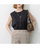 【23区/NIJYUSANKU】の【新色追加/洗える】コットンベアジャージー ノースリーブ Tシャツ 人気、トレンドファッション・服の通販 founy(ファニー) ファッション Fashion レディースファッション Fashion for Women トップス・カットソー Cut & Sew Tops キャミソール&ノースリーブ Camisoles & Sleeveless Tops シャツ・ブラウス・オフィスカジュアル Elegant Blouses & Button-Ups ロングTシャツ・Tシャツ Longline T-Shirts & Tees カットソー・ベーシックTシャツ Cut-and-Sewn Tops / Stretch Tees & Basics インナー Innerwear 春 Spring 洗える Machine Washable カットソー Cut and Sewn Top カーディガン Cardigan, Knitwear ストレッチ Stretch, Stretchy Fabric スリット Slit, Slit Detail なめらか Smooth, Silky Texture ノースリーブ Sleeveless, No-Sleeve ベスト Vest, Waistcoat ペプラム Peplum, Flared Hem ラウンド Round, Round Neck レース Lace, Lace Fabric ロング Long, Long-Length S/S・春夏 SS, Spring/Summer, Warm Season 夏 Summer thumbnail ブラック系|ID: prp329100004889592 ipo3291000000036535127