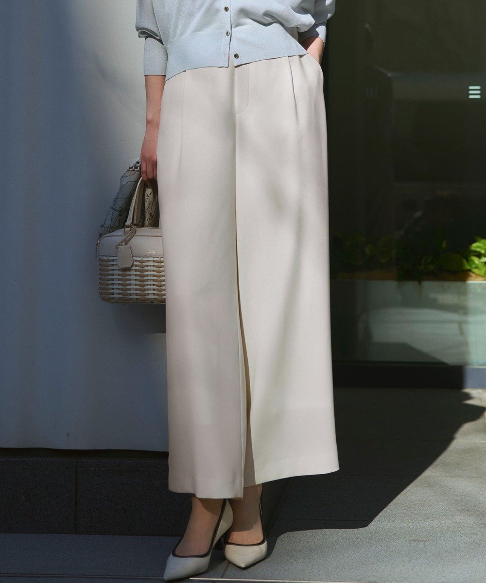 【23区/NIJYUSANKU】の【WEB 一部店舗限定】ストレッチジョーゼット ワイドパンツ 人気、トレンドファッション・服の通販 founy(ファニー) ファッション Fashion レディースファッション Fashion for Women パンツ Pants & Trousers 春 Spring ギャザー Gathered, Ruffled ジョーゼット Georgette, Semi-Sheer Fabric ストレッチ Stretch, Stretchy Fabric セットアップ Set-Up, Coordinated Outfit 人気 Popular, Best Seller ピーチ Peach, Soft Touch フラット Flat, Flat Shoes フレア Flare, Flared リラックス Relax, Relaxed Fit ワイド Wide, Wide Fit S/S・春夏 SS, Spring/Summer, Warm Season 夏 Summer エレガント 上品 Elegant 2026年 2026 other-1|ID: prp329100004891305 ipo3291000000036561058