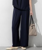 【23区/NIJYUSANKU】の【WEB 一部店舗限定】ストレッチジョーゼット ワイドパンツ 人気、トレンドファッション・服の通販 founy(ファニー) ファッション Fashion レディースファッション Fashion for Women パンツ Pants & Trousers 春 Spring ギャザー Gathered, Ruffled ジョーゼット Georgette, Semi-Sheer Fabric ストレッチ Stretch, Stretchy Fabric セットアップ Set-Up, Coordinated Outfit 人気 Popular, Best Seller ピーチ Peach, Soft Touch フラット Flat, Flat Shoes フレア Flare, Flared リラックス Relax, Relaxed Fit ワイド Wide, Wide Fit S/S・春夏 SS, Spring/Summer, Warm Season 夏 Summer エレガント 上品 Elegant 2026年 2026 thumbnail ネイビー系|ID: prp329100004891305 ipo3291000000036561069