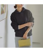 【アンフィーロ 自由区/UNFILO】のコットンカシミヤニット フーディ チャコール|ID: prp329100004891311 ipo3291000000036561113