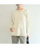 【アンフィーロ 自由区/UNFILO】のコットンカシミヤニット クルーネック グレージュ|ID: prp329100004891328 ipo3291000000036561469